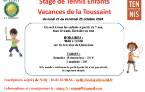 Stage enfants vacances de la Toussaint (Octobre 2024)